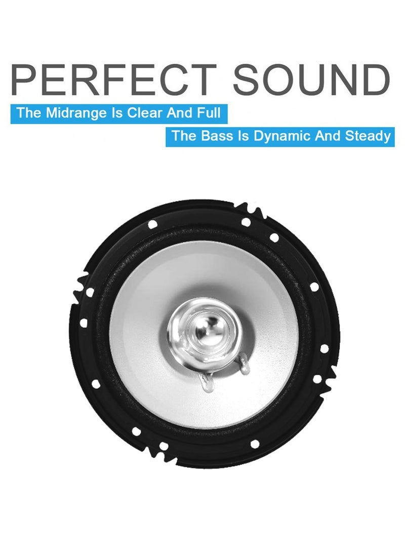 Car Speaker Dual Cone Music Speaker 30W/300W Max 16cm/6.5" Speaker Coaxial Flush Mount Speaker 2 Pcs Set KENWOOD KFCS1656