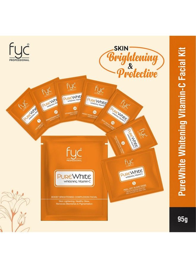 FYC Professional Yavi Cosmetics Pure White Vitaminc Facial Kit Pouch One Time Use  - Image 3