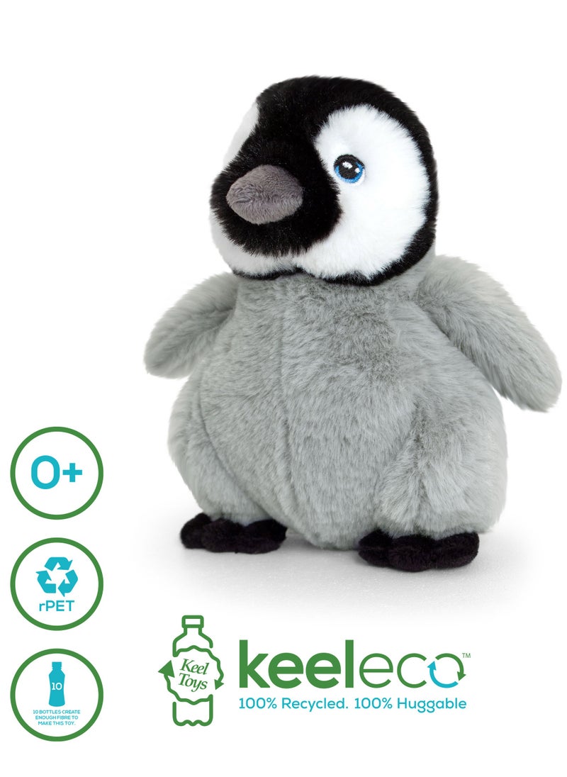 Keel Toys Keeleco Penguin Baby Emperor 18cm | Soft Toy | Plush Toy | Gift for Kids and Adults  - Image 2