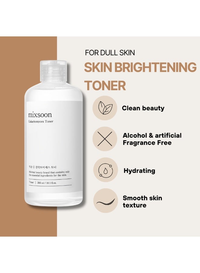 mixsoon Galactomyces Toner for Hydration, Smoother and Brighter-Looking Skin, 300 ml - Image 4