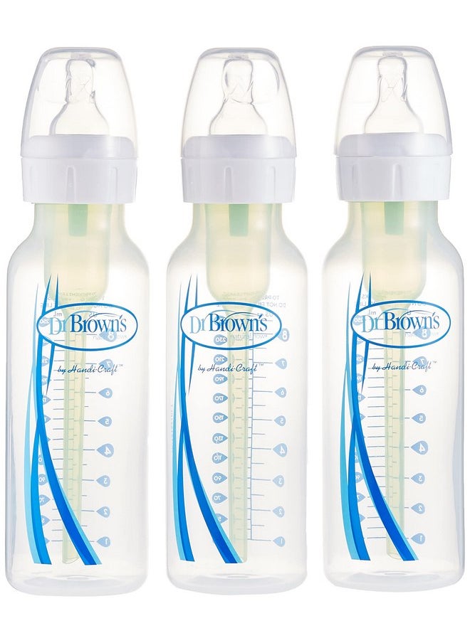 Dr. Brown's - Dr. Brown's Options Narrow, 3 Pack, Clear, 8 Ounce - Image 1