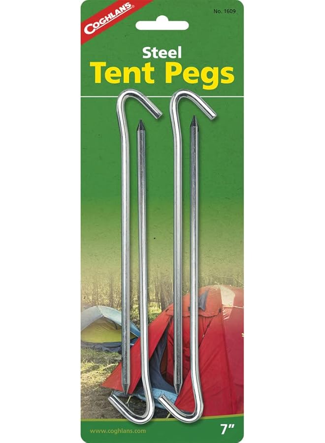 Coghlan's Steel Tent Pegs 7 Inch