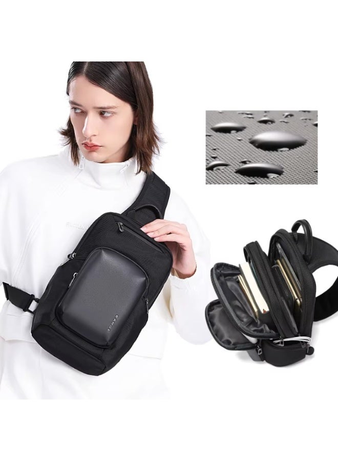 Bange Waterproof Shoulder CrossBody Sling Bag Model BG 7718 Grey - Image 5