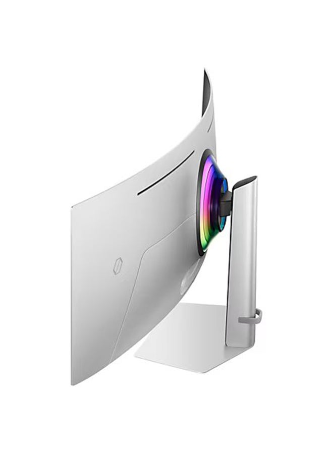 سامسونج شاشة الألعاب المنحنية Odyssey OLED G9 G93SD بحجم 49"، دقة مزدوجة QHD (5120x1440)، 240Hz، 0.03ms، لوحة QD-OLED، انحناء 1800R، G-Sync و FreeSync Premium Pro، DisplayHDR True Black 400، مضادة للتوهج، مركز تلفزيون ذكي، HDMI 2.1 و DP 1.4، مركز USB، مكبرات صوت مدمجة، قاعدة قابلة للتعديل في الارتفاع | LS49DG932SMXUE - Image 5