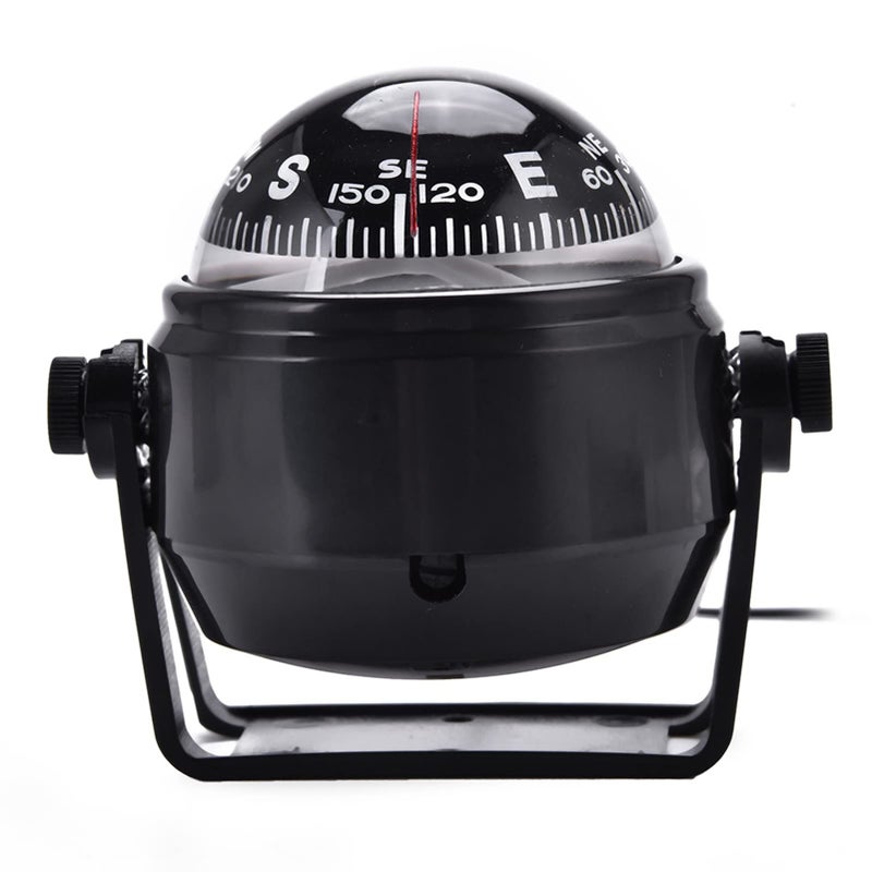 LED Digital Car Boat Marine High Magnetic Outdoor ABS Material Black Easy Mounting Operating - Image 3