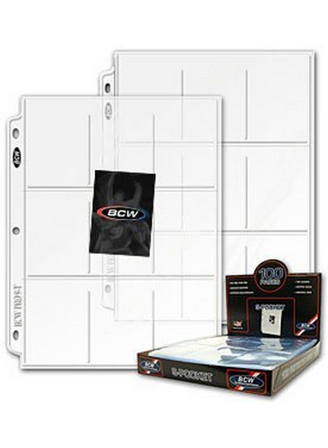 BCW 200 Bcw Pro 9Pocket Trading Card Pages ~ 2 Boxes - Image 1