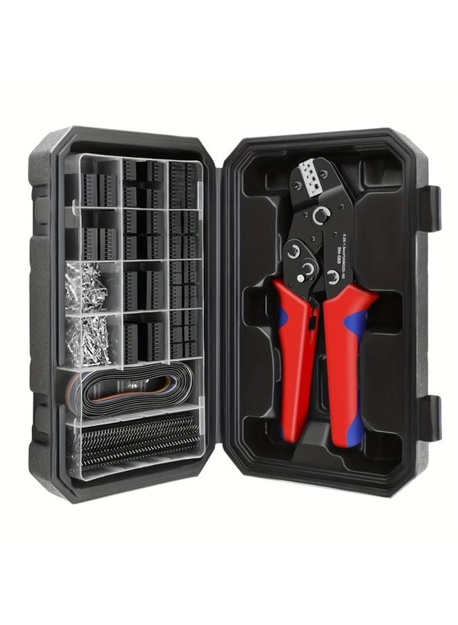 Kutu SN 58B 1550 Piece Dupont Terminal Crimping Tool Set with Ratchet Pliers - Image 2