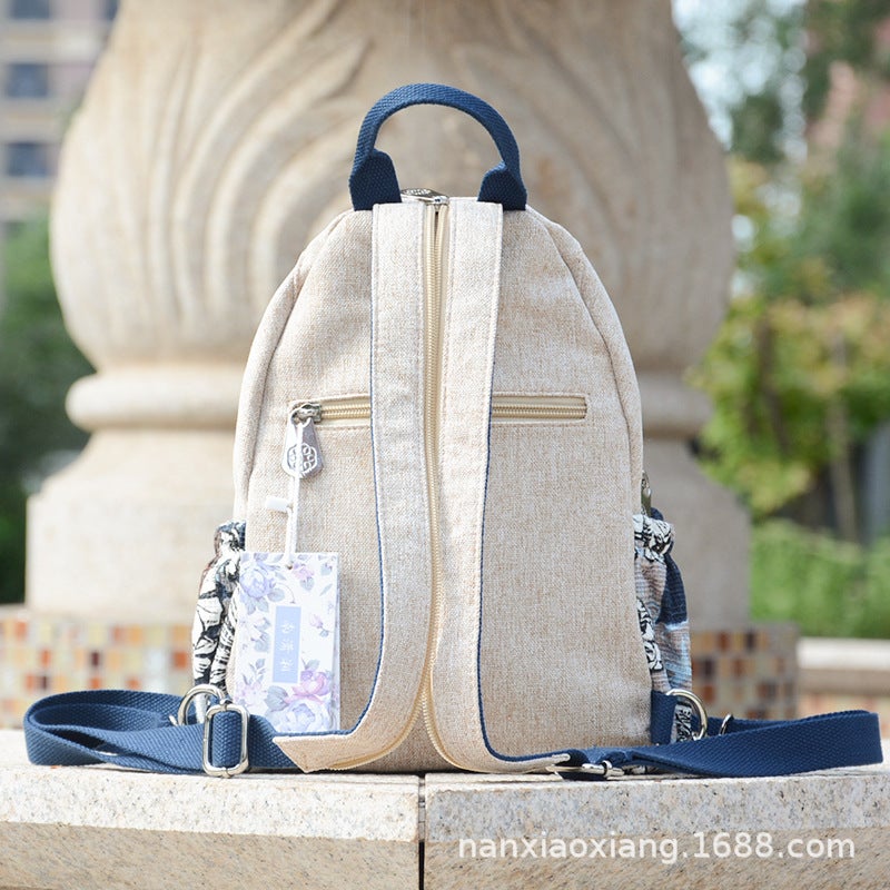 Ethnic Style Backpack Artistic Women'S Bag Travel Bag Casual Retro Bag Women'S Lightweight Canvas Bag For Women - Image 4