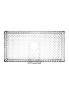 Dania Rectangular glass serving plate with squares 18*14.5 cm  - Image 3