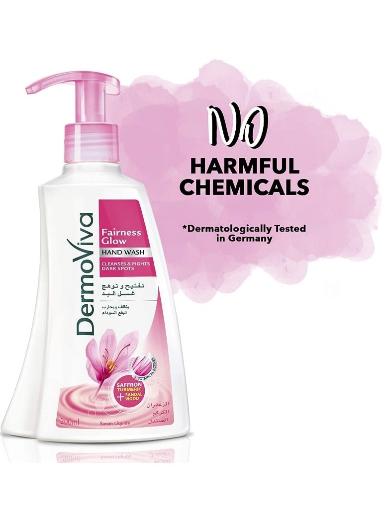 DermoViva Fairness Glow Hand wash 200ml - Image 3