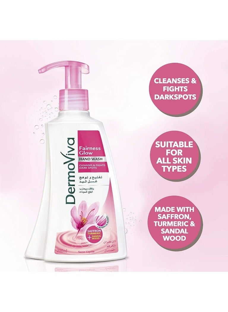DermoViva Fairness Glow Hand wash 200ml - Image 4