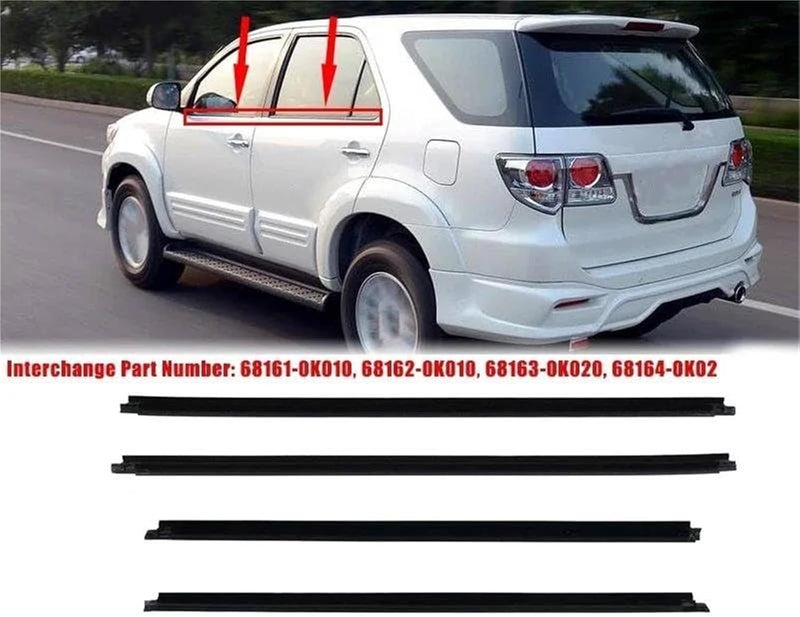 Wivplex Car Door Edge Protector for Toyota Fortuner - Image 2