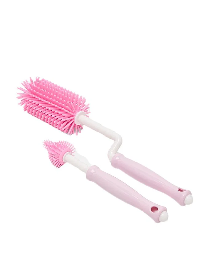 أطفال وأكثر Babies & More Baby Pink Silicone Feeding Bottle Brush