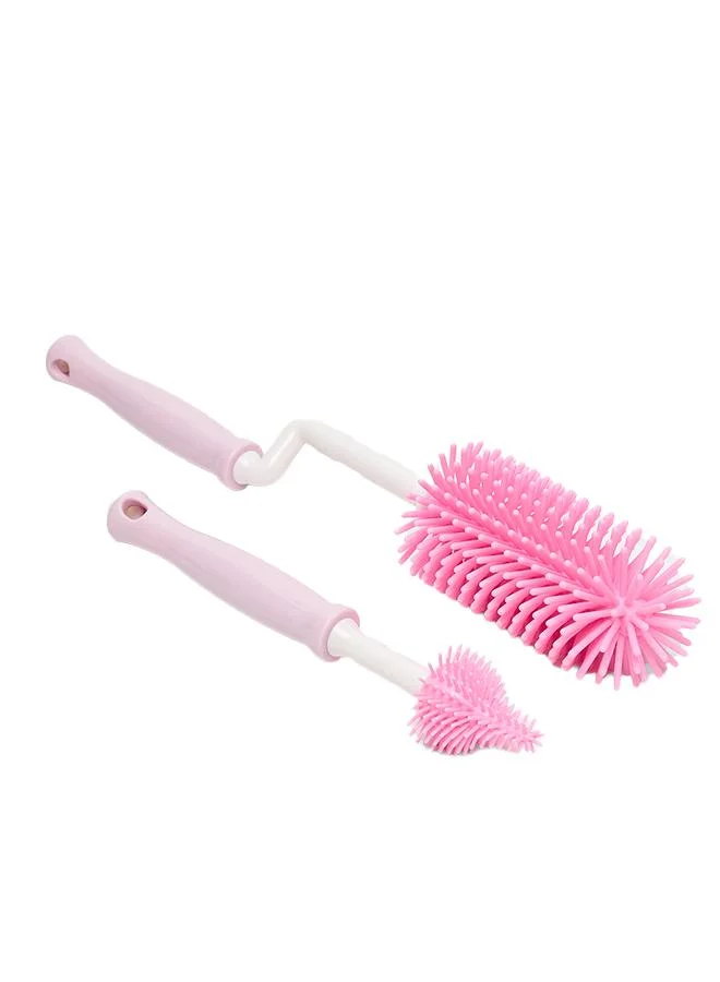 أطفال وأكثر Babies & More Baby Pink Silicone Feeding Bottle Brush