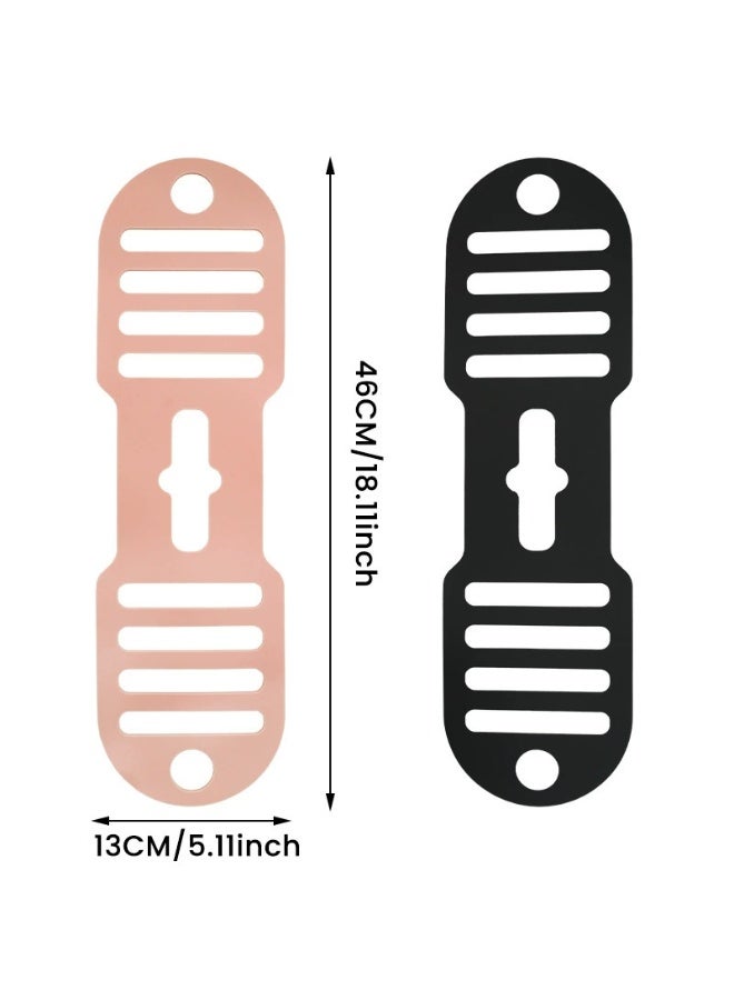 حزام تثبيت غطاء وعاء السيليكون الجديد لعلبة الغداء وحزام تثبيت مانع للتسرب لعلبة الغداء (أسود) - Image 4