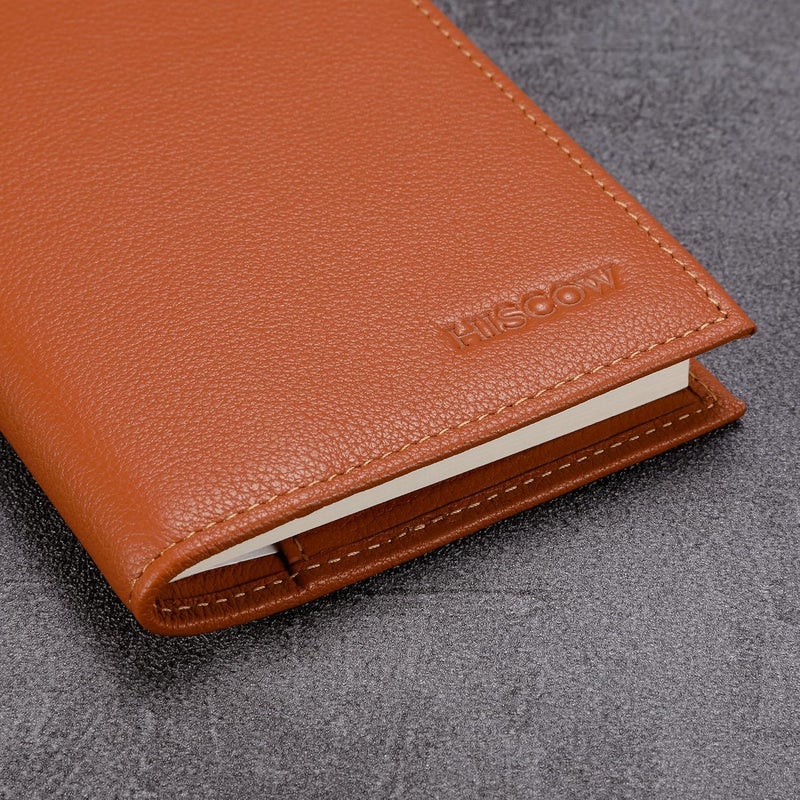 HISCOW Minimalist Checkbook Cover - Full Grain Leather - Image 4