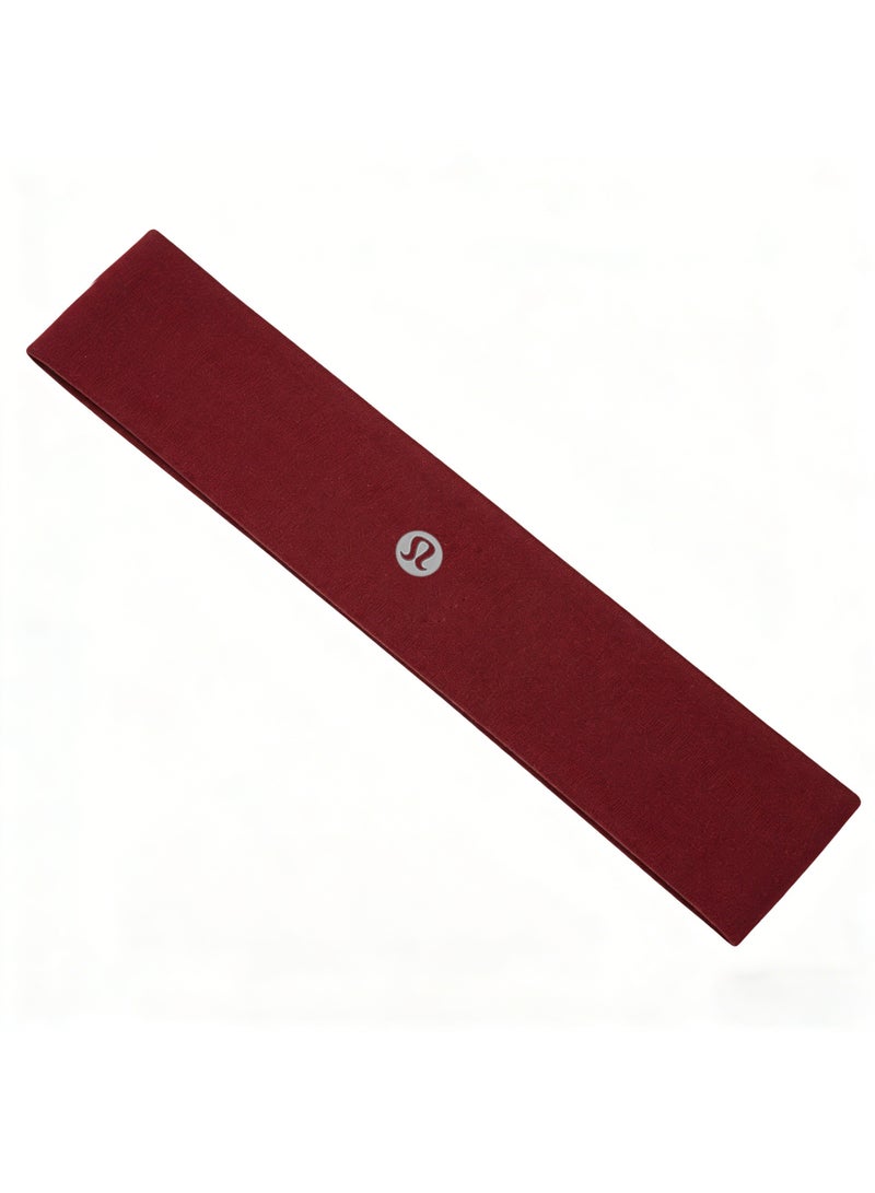 لولوليمون Lululemon Reversible Headband - Moisture-Wicking Fabric Hair Accessory with Signature Logo for Yoga, Gym & Daily Styling - Image 2