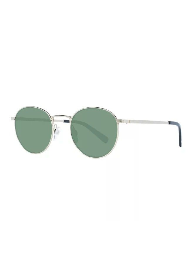 TOMMY HILFIGER Full Rim Round Unisex Sunglass - TH2217/S J5GQT - Lens Size: 50 mm - Gold - Image 1