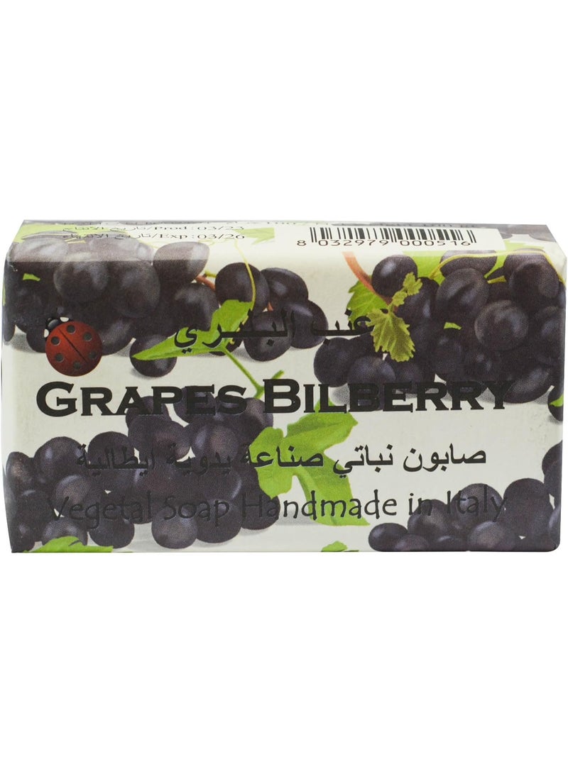 Alchimia Vegetal Grapes & Bilberry Soap 100g | Antioxidant-Rich Face & Body Soap | Deep Cleansing & Skin Brightening | Gentle for All Skin Types - Image 1