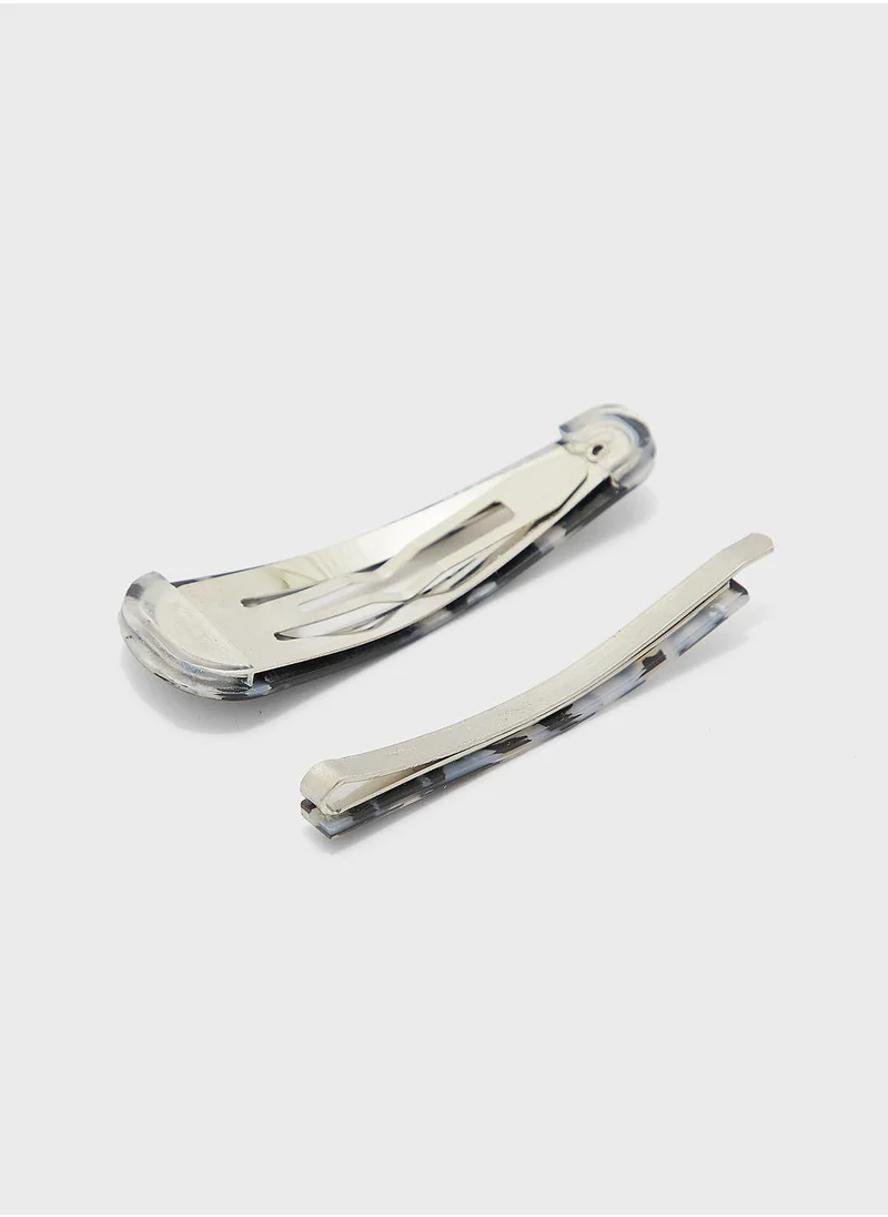 Claires Kids 2 Pack Resin Hair Clips