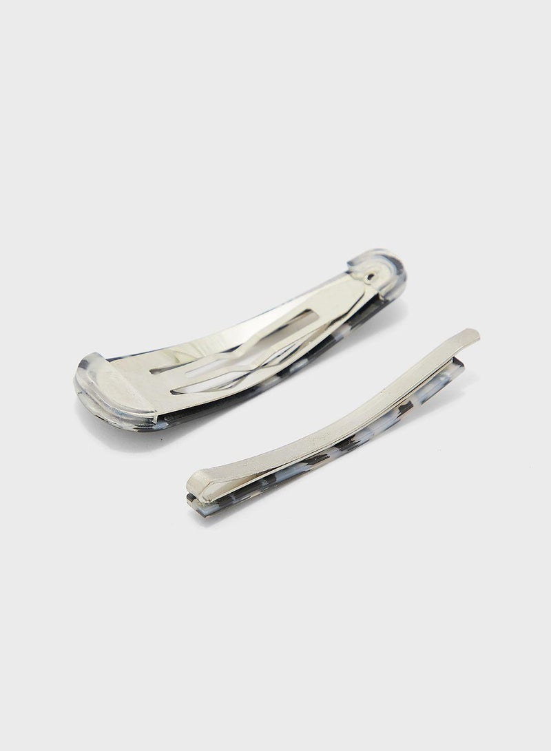 Claires Kids 2 Pack Resin Hair Clips - Image 3