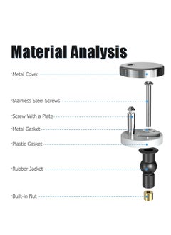 4 Pack Quick Release Toilet Seat Fixings,Quick Release Toilet Seat Hinges Top Fittings Universal Toilet Seat Hinge Fittings - pzsku/ZE7CF06A2D4BBC0B99D88Z/45/_/1735306930/9a1e3569-3a57-4354-ae48-61e222bde741