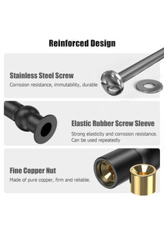 SANMUGEED 4 Pack Quick Release Toilet Seat Fixings,Quick Release Toilet Seat Hinges Top Fittings Universal Toilet Seat Hinge Fittings  - Image 3