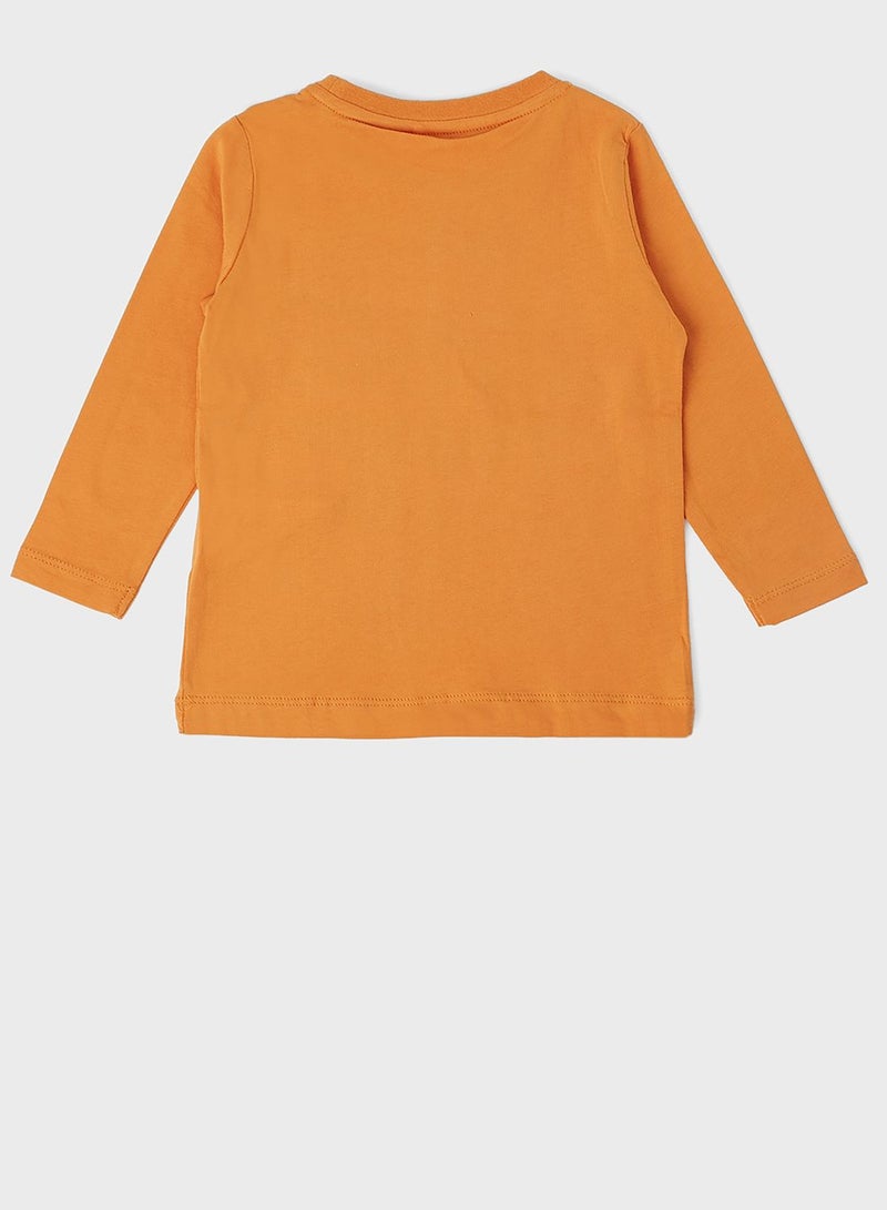 NAME IT Kids Slogan Print T-Shirt - Image 2