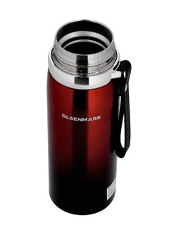 Olsenmark Stainless Steel Vacuum Bottle, 800ml, OMVF2485 | Double Wall Insulation | Drink Hot or Cold for 12 Hours | Stainless Steel Thermos For Cold & Hot Beverages  - Image 3