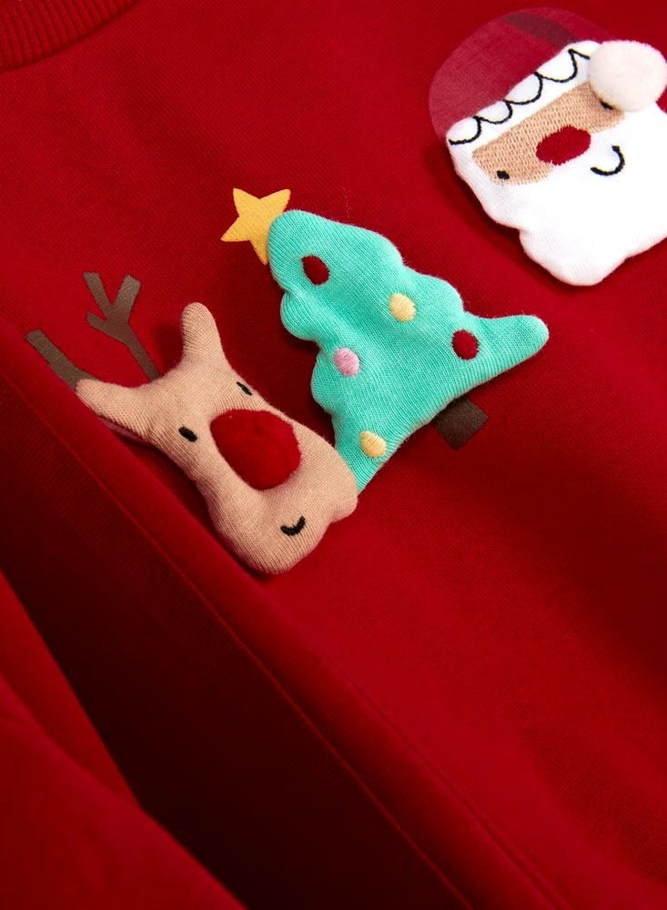 PRIMARK Christmas Cotton Pyjama Set  - Image 5