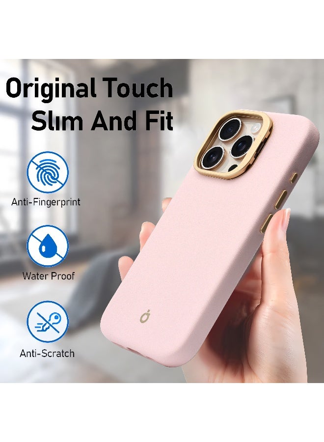 ALot ARISTO CASE FOR I PHONE 16 PRO PINK Technical PU+Microbifer +Magnetic +Nickle logo - Image 3