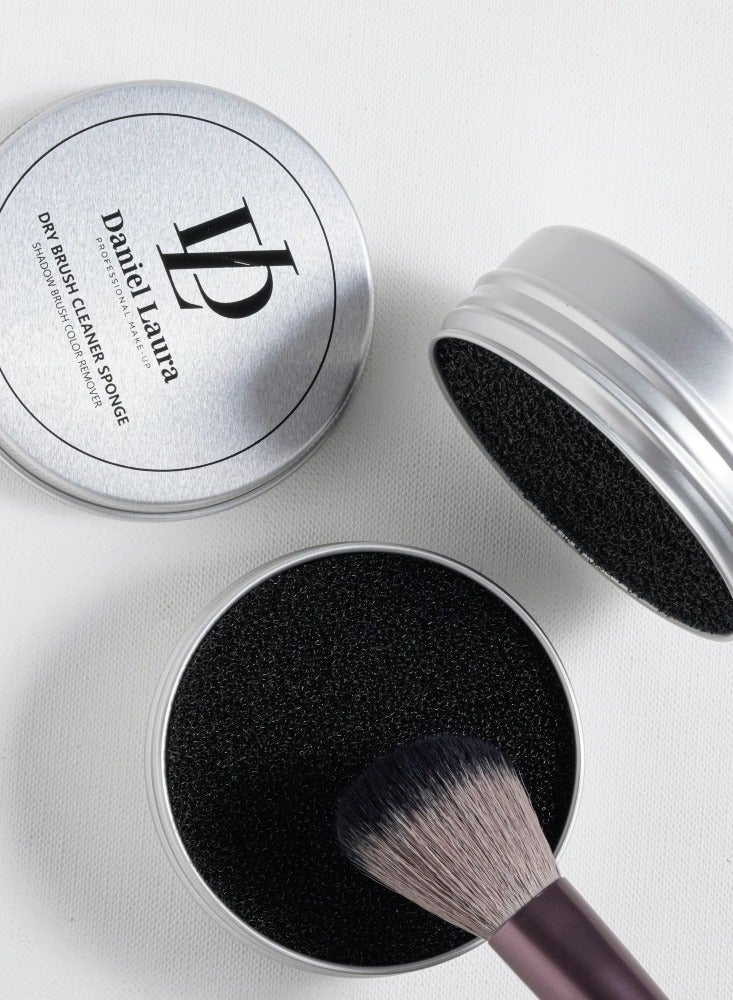 Daniel Laura Makeup Brush Cleaner Sponge, Dry Colour Switch for Powder Makeup Brush, Professional Quality - Image 1