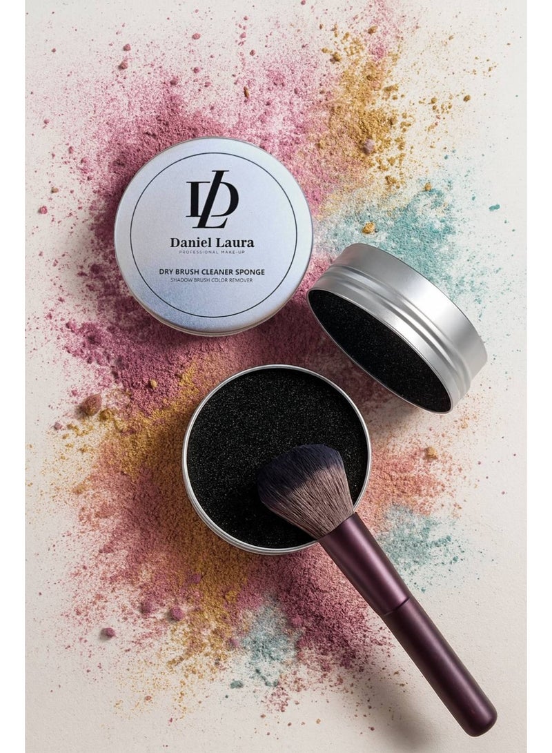 Daniel Laura Makeup Brush Cleaner Sponge, Dry Colour Switch for Powder Makeup Brush, Professional Quality - Image 4
