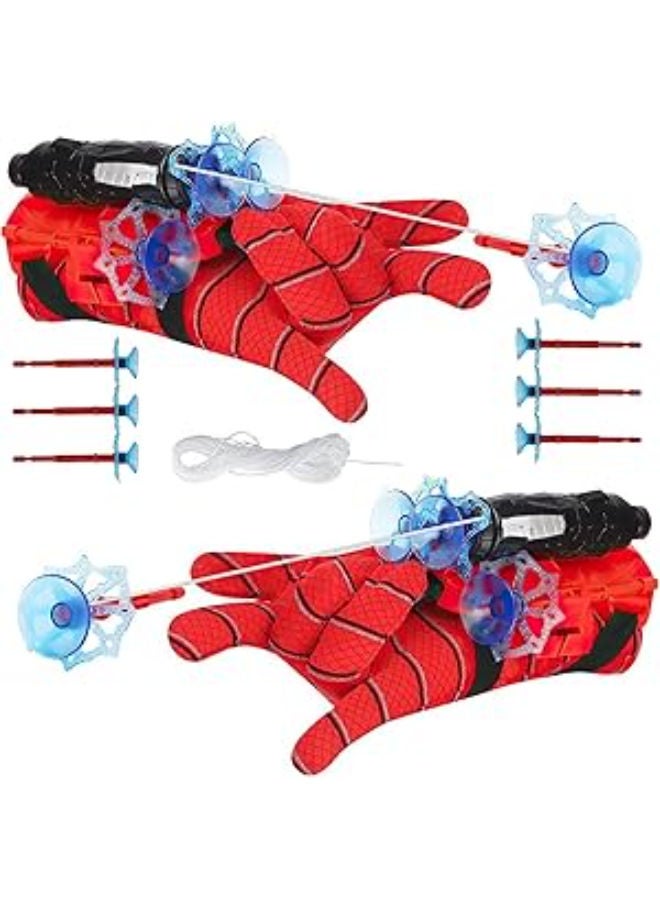 YKHSUAOU Super Spider Launcher, Set of 2 Kids Spider Hero Gloves, Spider Launcher Gloves, Spiderman Web Shooter, Launcher Toy, Wrist Toy Set, Cosplay Glove Launcher - Image 1