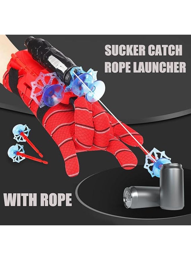 YKHSUAOU Super Spider Launcher, Set of 2 Kids Spider Hero Gloves, Spider Launcher Gloves, Spiderman Web Shooter, Launcher Toy, Wrist Toy Set, Cosplay Glove Launcher - Image 2