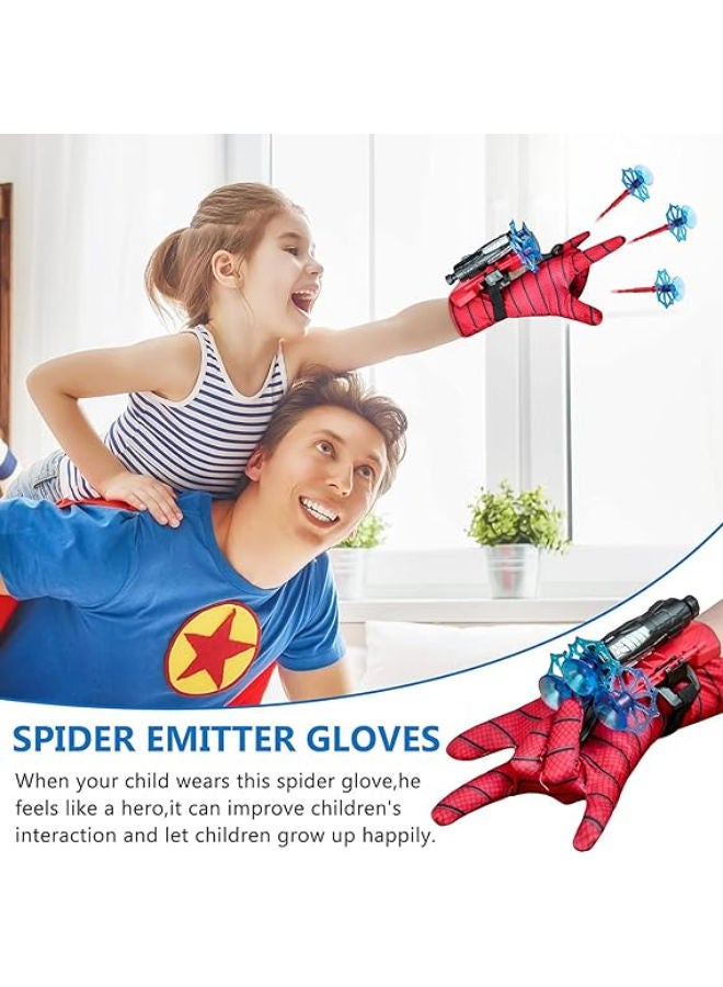 YKHSUAOU Super Spider Launcher, Set of 2 Kids Spider Hero Gloves, Spider Launcher Gloves, Spiderman Web Shooter, Launcher Toy, Wrist Toy Set, Cosplay Glove Launcher - Image 3