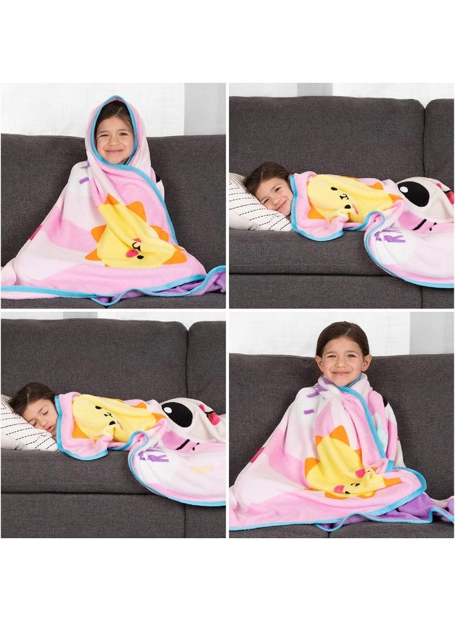 Franco Gabby's Dollhouse Cakey And Pandy Kids Bedding Super Soft Micro Raschel Throw, 46 in x 60 in, By Franco - Image 5