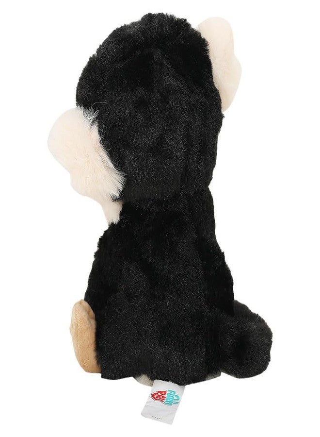 STRIDERS لعبة قرد سترايدرز القطيفة الناعمة للأطفال - أسود | حيوان محشو لطيف للأطفال | قرد محبب ومحبوب للبنات والأولاد | لعبة قطيفة ناعمة لوقت اللعب - Image 4