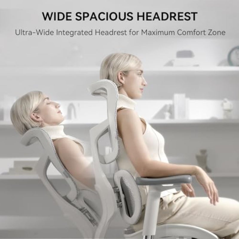 Gaming and office chair with ergonomic design, premium PU leather, pure black color, 6D dynamic lumbar support for enhanced comfort and posture - Image 3