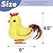 Hopearl Walking Chicken Pet Crow Chick Interactive Electronic Plush Toy Farm Animals Animated Gifts for Toddlers Birthday Yellow 8 - Image 4
