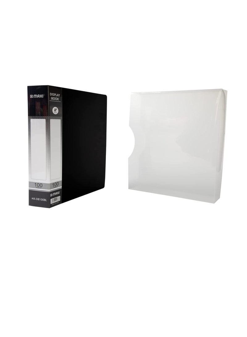 MAXI DISPLAY BOOK 100 POCKET BLACK, DB100 - Image 2