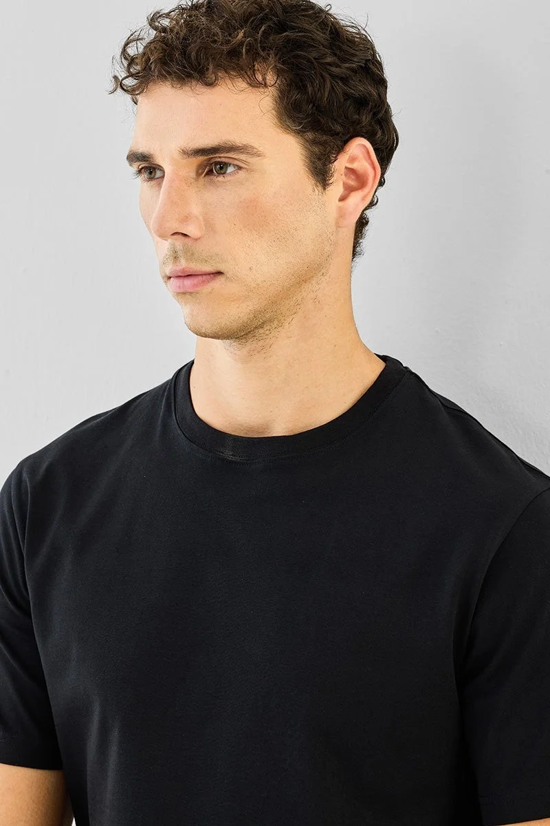 سنيتش تيشيرت قطن % بياقة دائرية كور لاب