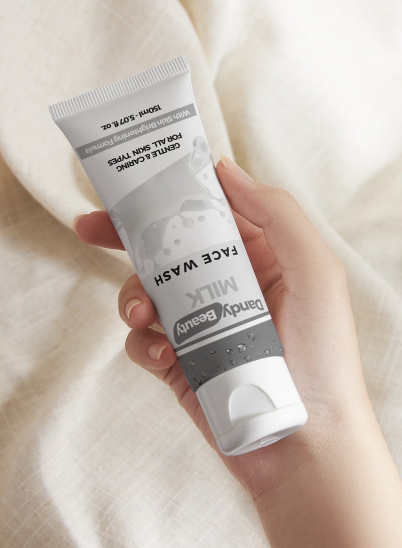 DANDY Face Wash extract with Milk For Soft &  Moisturizing skin  150 ml - Image 3