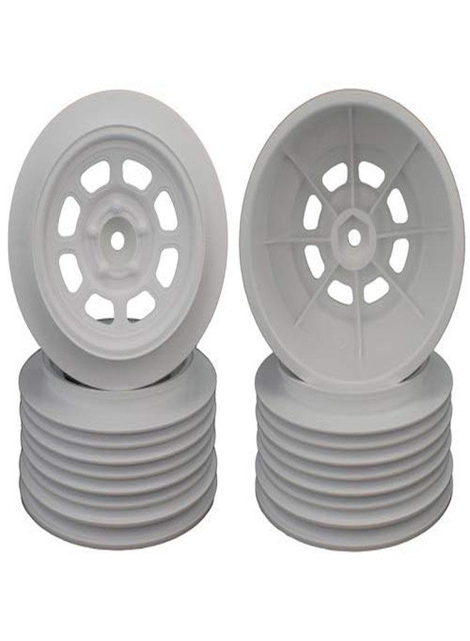 DE Racing Speedway Sc Wheels for Traxxas Slash Rear White DS4RW