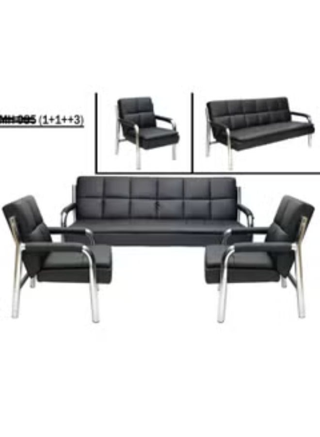 ALWASIT HOME New High Quality Office Sofa Leisure Design Office Waiting Sofa Lounge Area Sofa | 5-Seater Modern Reception Sofa 1+3