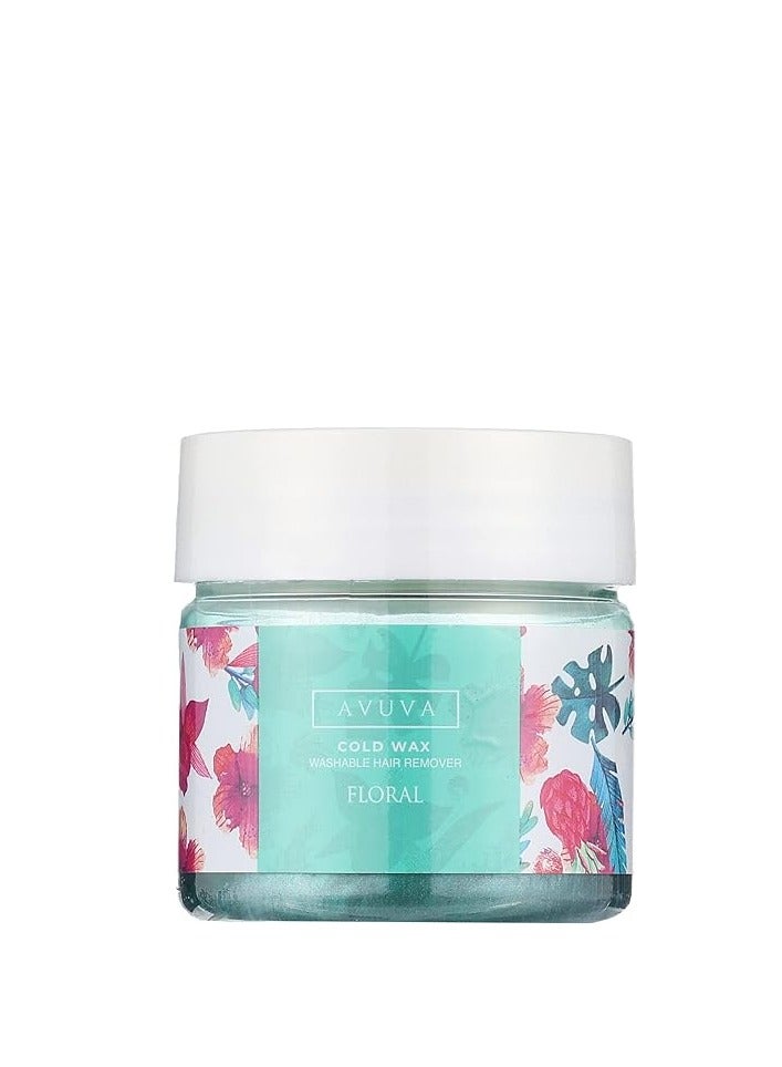 Avuva Cold Wax Washable Hair Remover floral -228 gm - Image 1