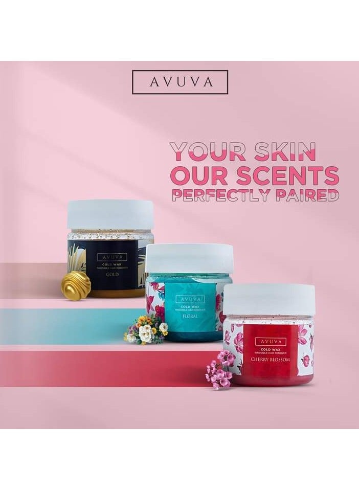 Avuva Cold Wax Washable Hair Remover floral -228 gm - Image 4