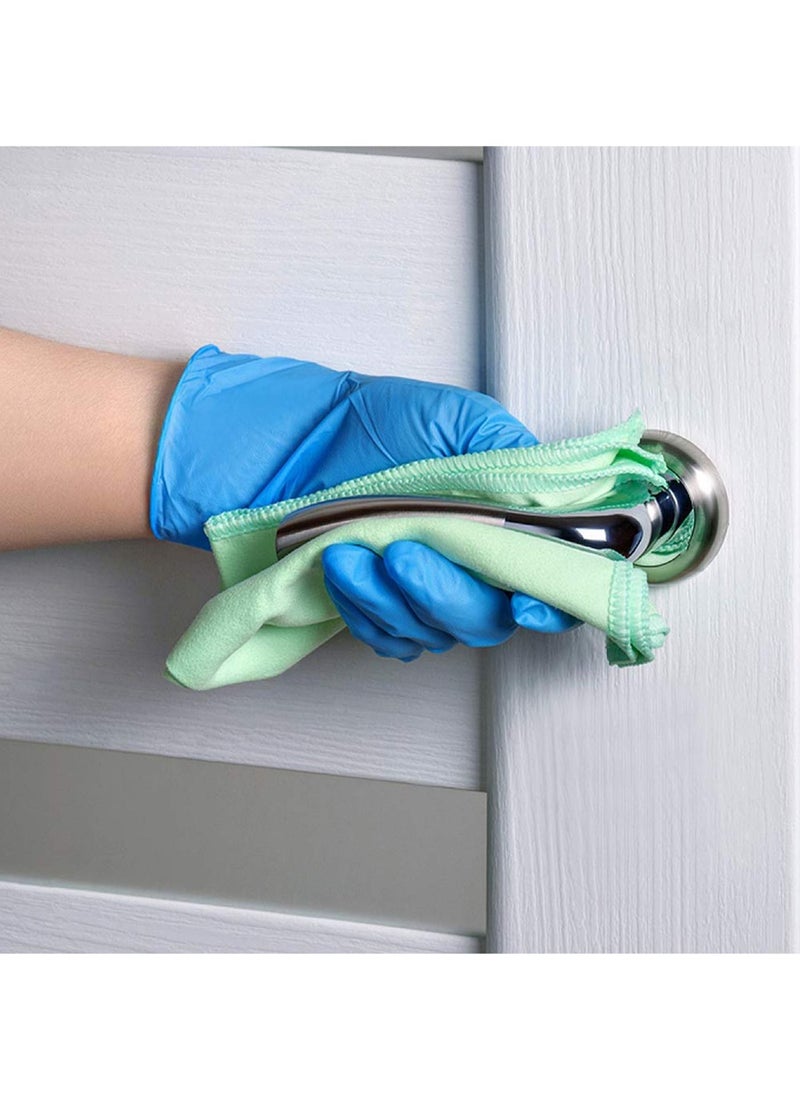 Generic Powder Free Vinyl Disposable Blue Gloves 100 Pcs  - Image 5