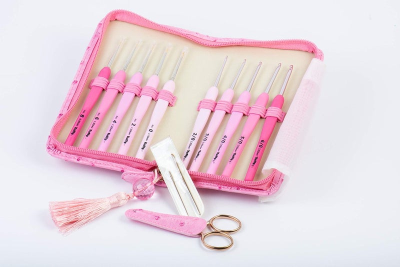 Tulip Needle Company TEL-001E Etimo Rose Lace Crochet Hook Set - Image 3