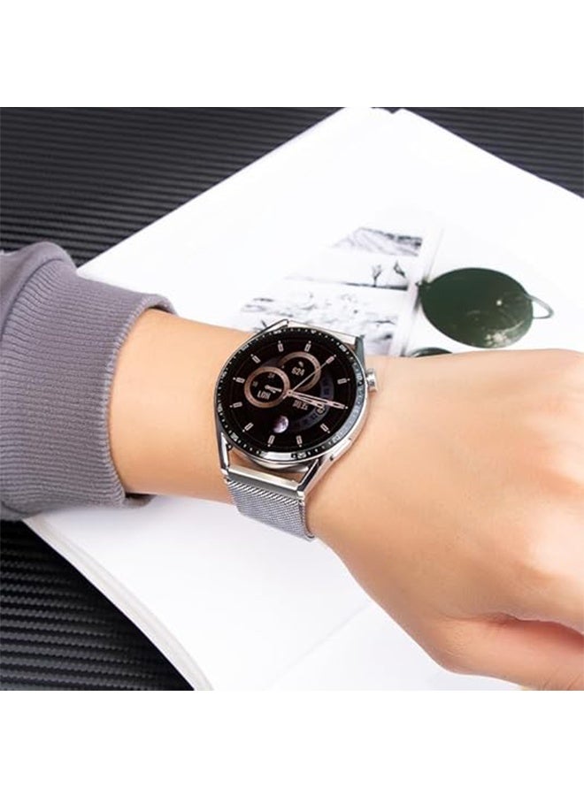 HY Stainless Steel Milanese Magnetic Watch Strap for Huawei Watch GT5 46mm / GT5 PRO 46mm - Image 5